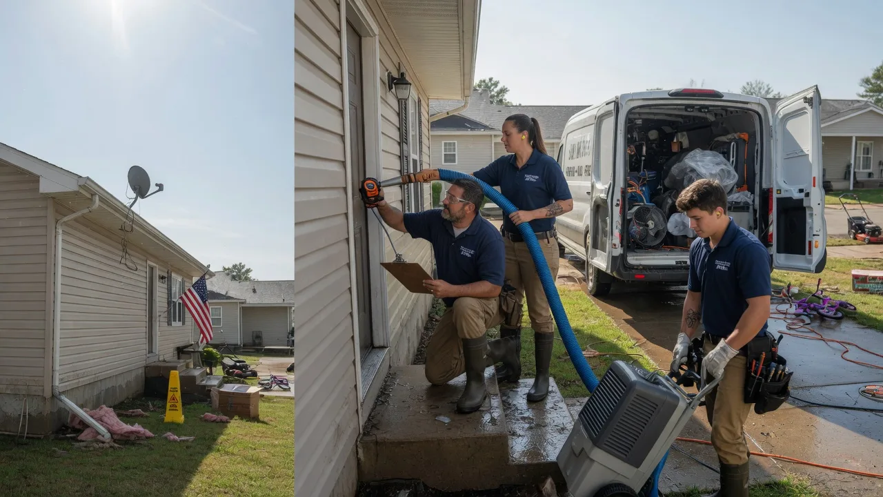 Ceiling Water Damage Restoration in Carrollton, KY near me